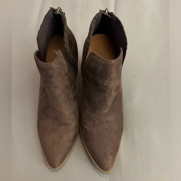 Maurice’s Belle Brown Whipstitch Ankle Boots 7.5 - Picture 4 of 5